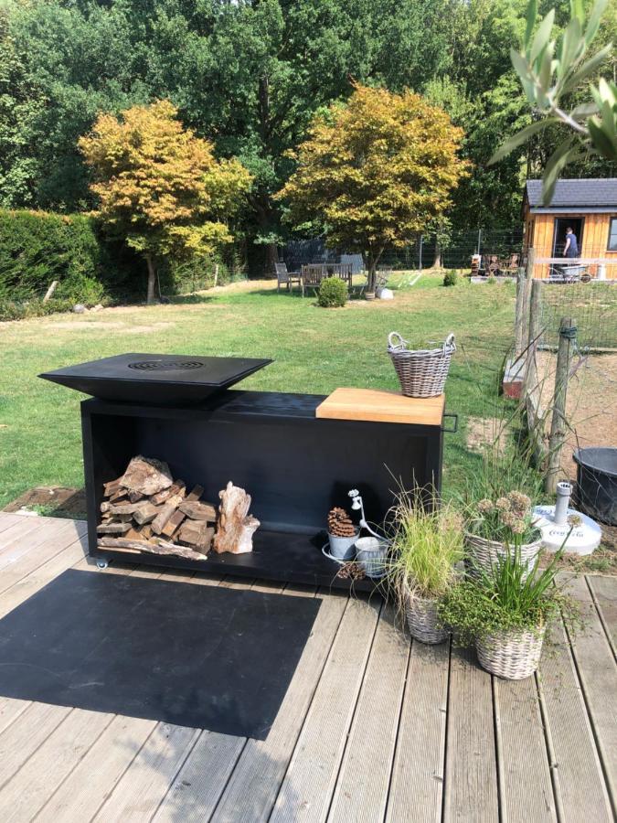 A l'orée du bois maison de vacances Spa Exterior foto